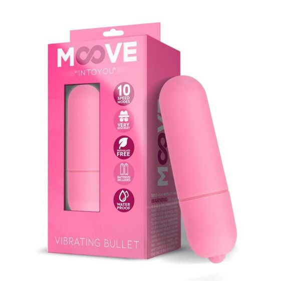 Виброяйцо MOOVE Vibrating Bullet 10 Speeds Pink