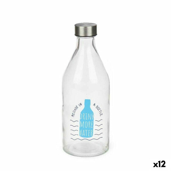 Бутылка со Сообщением стеклянная 1 L (12 штук) Vivalto