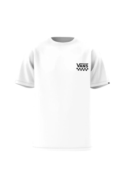 Beyaz Erkek Yuvarlak Yaka Normal Kalıp T-Shirt VN0A7TLGWHT1 LEFT CHEST LOGO II