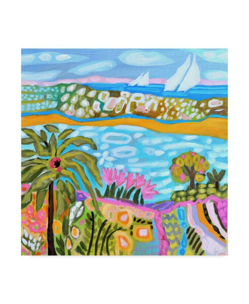 Karen Fields Palm Retreat Canvas Art - 20" x 25"