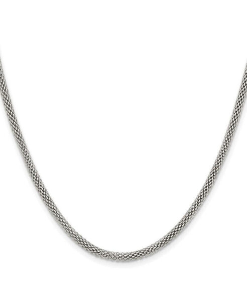 Stainless Steel Polished 3.2mm Bismarck Chain Necklace