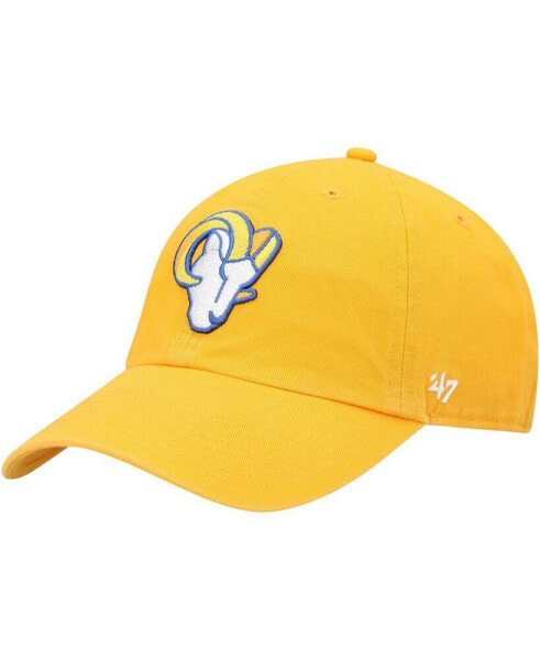 Men's Gold-Tone Los Angeles Rams Secondary Clean Up Adjustable Hat