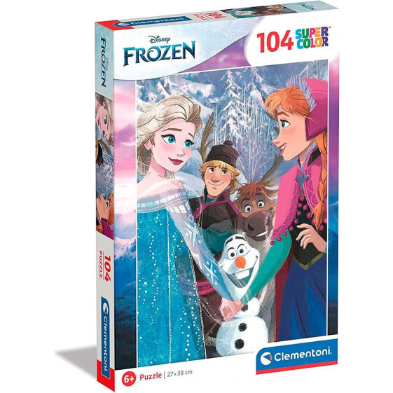 CLEMENTONI Puzzle 104 Pieces Frozen Super Color