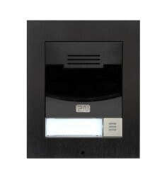 2N Telecommunications EntryCom IP Solo Flush Black - Wired - IP54 - -40 - 60 °C - IEEE 802.3,IEEE 802.3u - Black - Metal