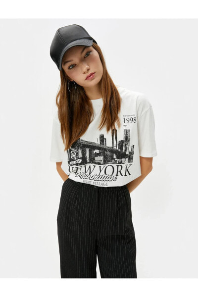 Футболка Koton New York City Comfort Fit  Tee