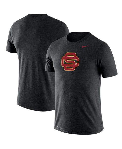Men's Black USC Trojans School Logo Legend Performance T-shirt