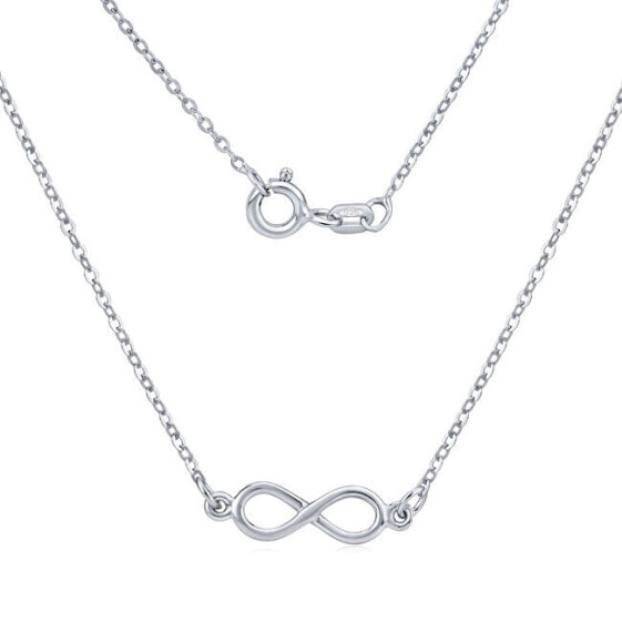 Infinity silver necklace SMJN023WJ4ZT