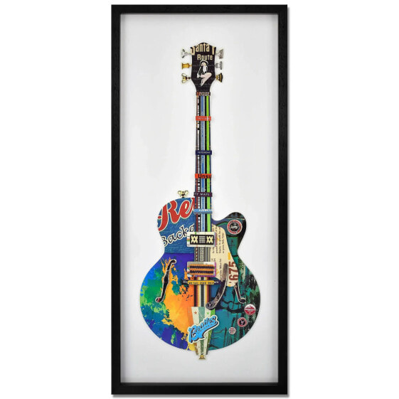 3D-Collage-Bild E-Gitarre