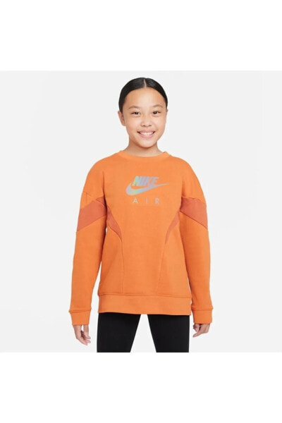 Air Big Kids' (girls') French Terry Çocuk Sweatshirt