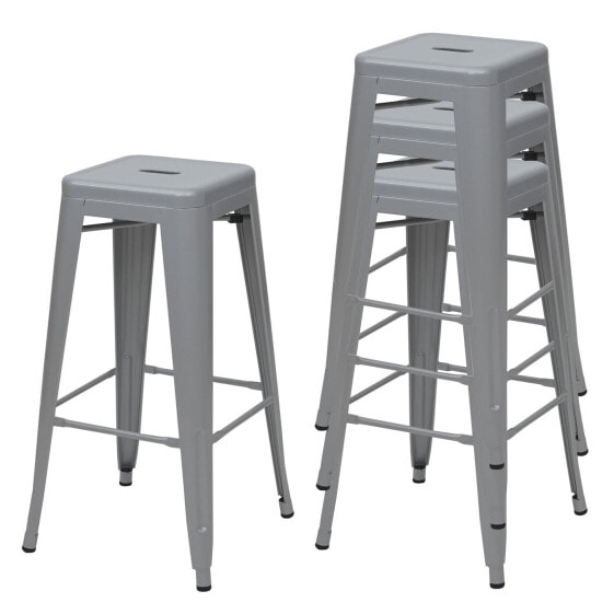 Barhocker A73 Metall (4er-Set)