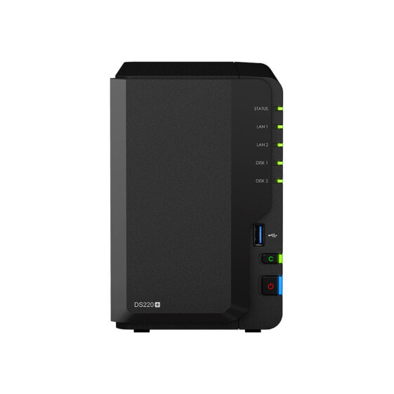Synology DiskStation DS220+ NAS Настольный Подключение Ethernet Черный J4025 DS220+ + 2X ST4000NE001