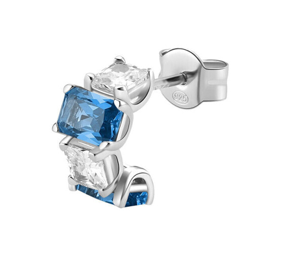 Fancy Freedom Blue FFB08 timeless silver single earring