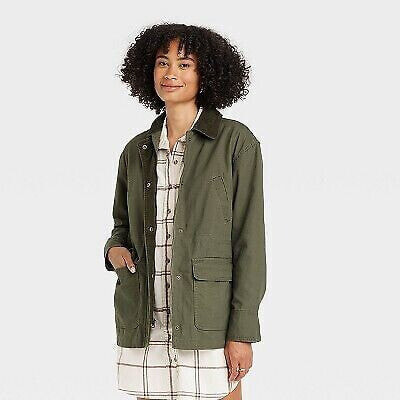 Women's Utility Anorak Jacket - Universal Thread Green S