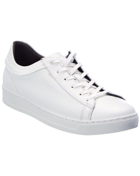 M By Bruno Magli Diego Leather Sneaker Men's White 11.5