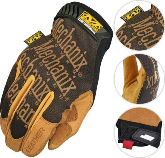 Mechanix Wear Mechanix Wear Rękawice Original Leather Czarne-Coyote S