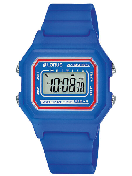 Часы наручные LORUS R2319NX9 детские цифровые 31 мм 10ATM