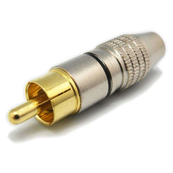 EUROCONNEX 4065N Metallic RCA Male Connector 6 mm