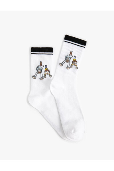 Rick and Morty Soket Çorap Lisanslı Desenli