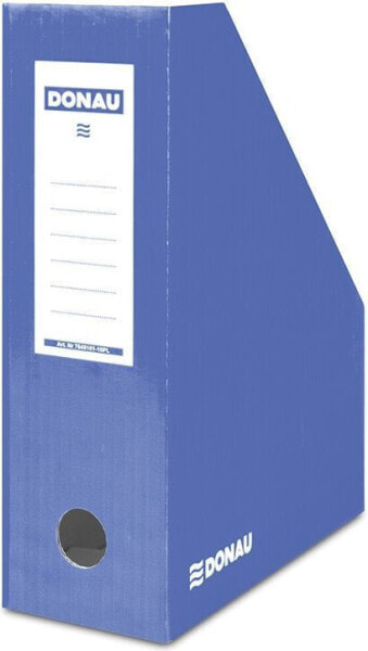 Канцелярский товар для школы Donau Папка для каталогов А4 с отверстием для пальца синего цвета (7648101-10Fsc)