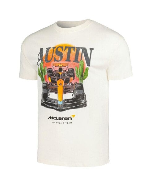 Men's Natural McLaren F1 Team 2024 United States Grand Prix All Speed T-Shirt