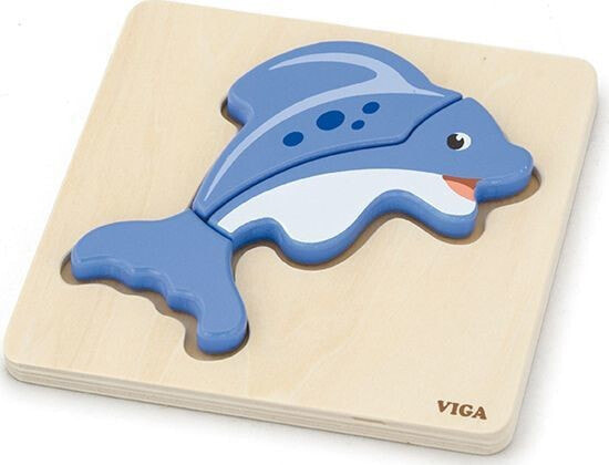 Viga Viga 59934 Pierwsze puzzle na podkładce - rybka