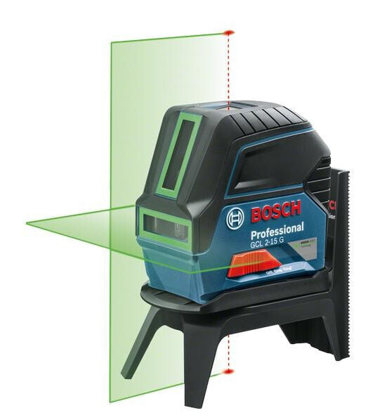 Лазерный нивелир Bosch GCL 2-15 G + кронштейн RM1, зеленый луч