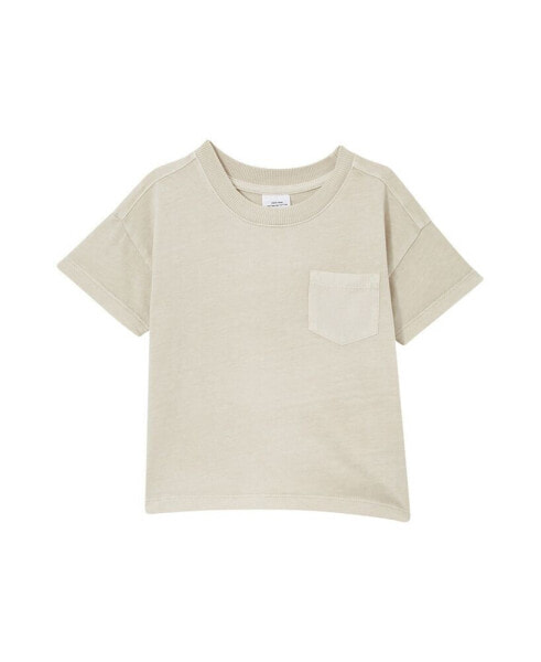 Baby Boys and Baby Girls Alfie Drop Shoulder Tee