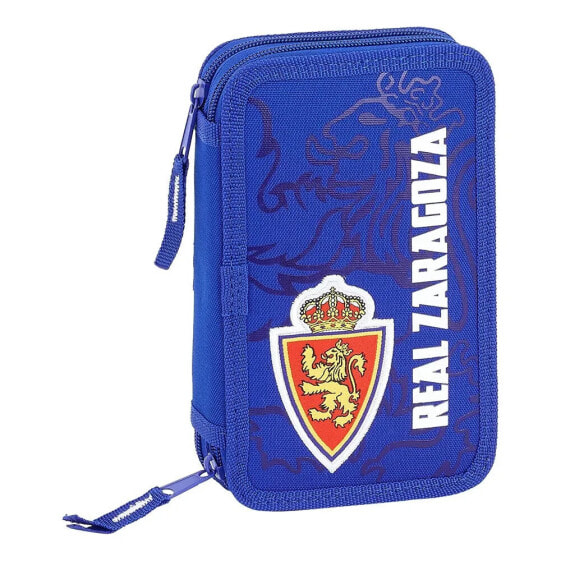 SAFTA Real Zaragoza Small Double Filled Pencil Case