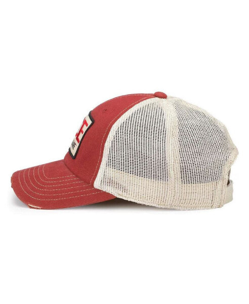 Men's Red/Natural Ace Hardware Orville Adjustable Hat
