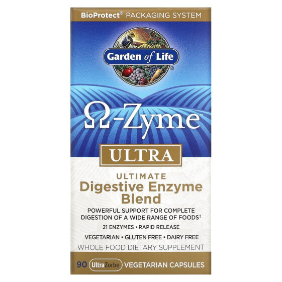 O-Zyme Ultra, Ultimate Digestive Enzyme Blend, 90 UltraZorbe Vegetarian Capsules