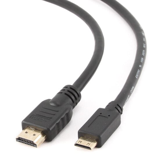 Gembird CC-HDMI4C-6 - 1.8 m - HDMI Type A (Standard) - HDMI Type C (Mini) - 4096 x 2160 pixels - 10 Gbit/s - Black