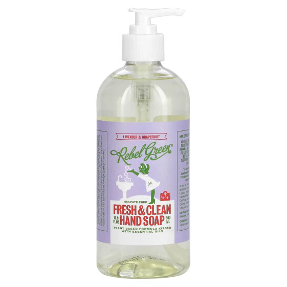 Fresh & Clean Hand Soap, Lavender & Grapefruit, 16.9 fl oz (500 ml)