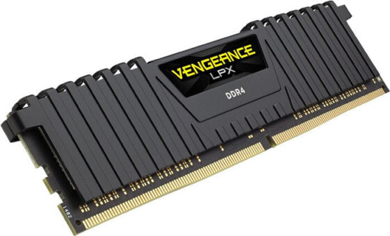 Corsair Vengeance LPX 8GB DDR4-2400 - 8 GB - 1 x 8 GB - DDR4 - 2400 MHz - 288-pin DIMM - Black