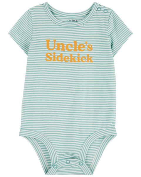 Baby Uncle's Sidekick Cotton Bodysuit NB