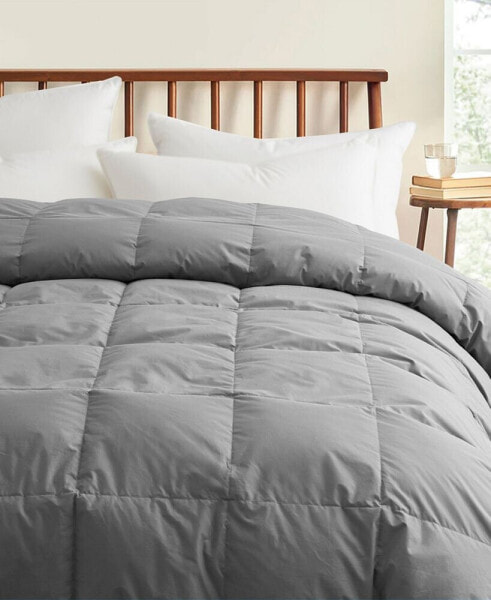 All Season 300 Thread Count Cotton Goose Down Fiber Comforter, King