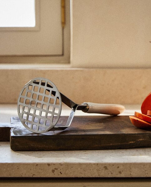 Ceramic & steel potato masher