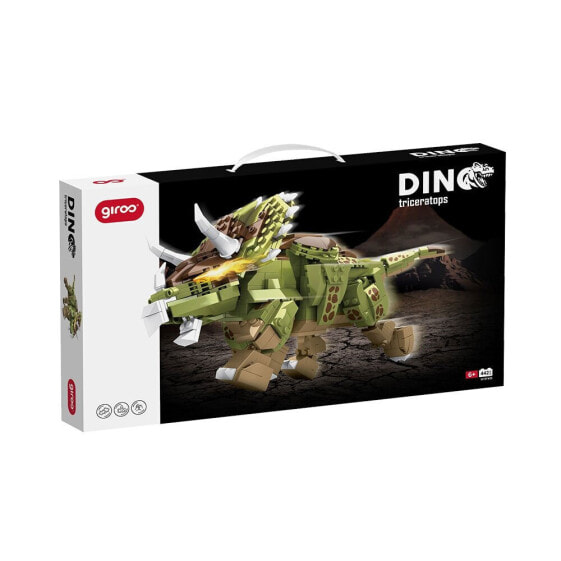 Детский конструктор GIROS Dino Triceratops (ID: DK123)