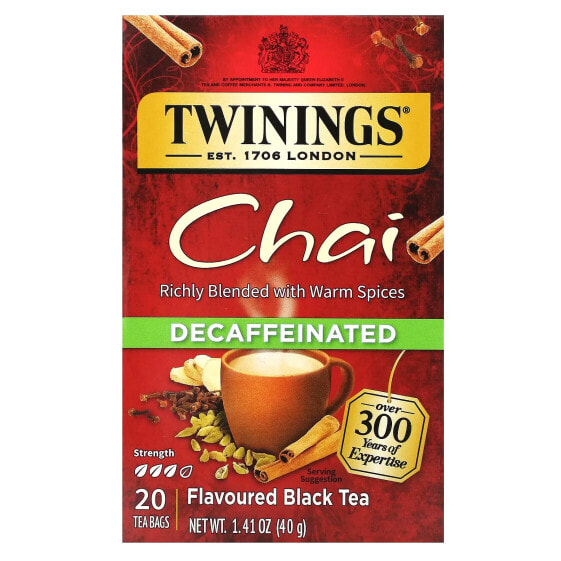 Чай черный ароматизированный Twinings Чай Ультра Спайс 20 пакетов 40 г