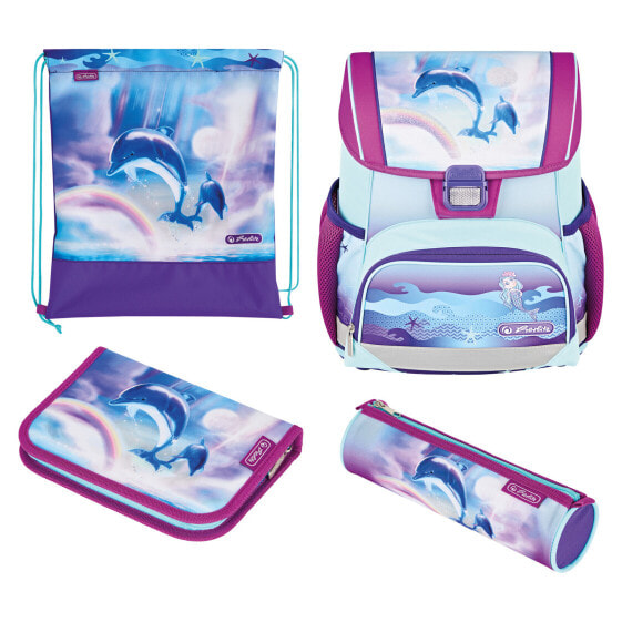 Herlitz Loop Plus Ocean in Heaven - Pencil pouch - Sport bag - Pencil case - School bag - Girl - Grade & elementary school - Backpack - 16 L - Front pocket - Side pocket