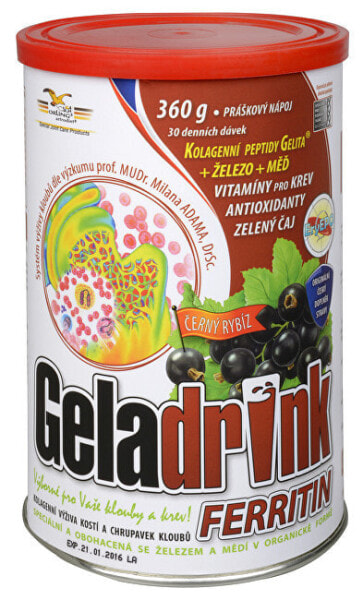 Geladrink Ferritin drink Blackcurrant 360 g