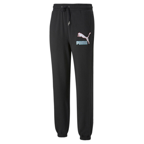 Puma Fandom Sweatpants Mens Black Casual Athletic Bottoms 53611301