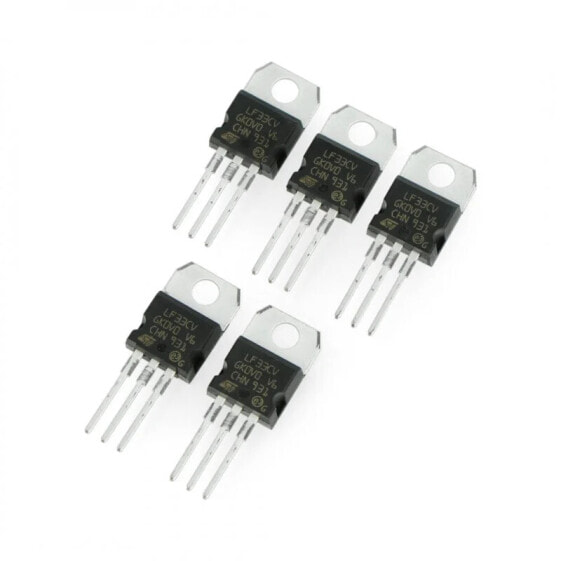 Linaer voltage regulator LDO 3,3V LF33CV - THT TO220 - 5pcs