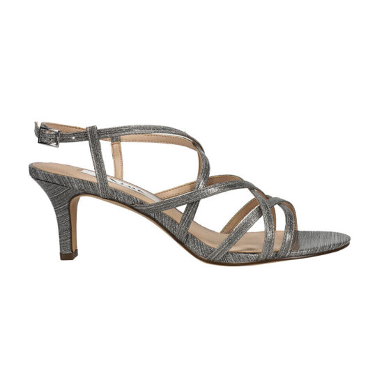 Nina Neptune Metallic Evening Womens Silver Dress Sandals NEPTUNE-STE