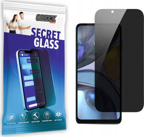 GrizzGlass Szkło prywatyzujące GrizzGlass SecretGlass Motorola Moto G22