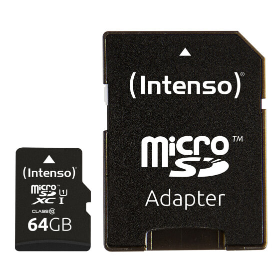 Intenso 3423490 - 64 GB - MicroSDXC - Class 10 - UHS-I - 90 MB/s - Class 1 (U1)