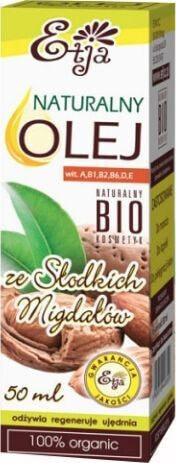 Etja Naturalny Olej ze słodkich migdałów bio 50ml