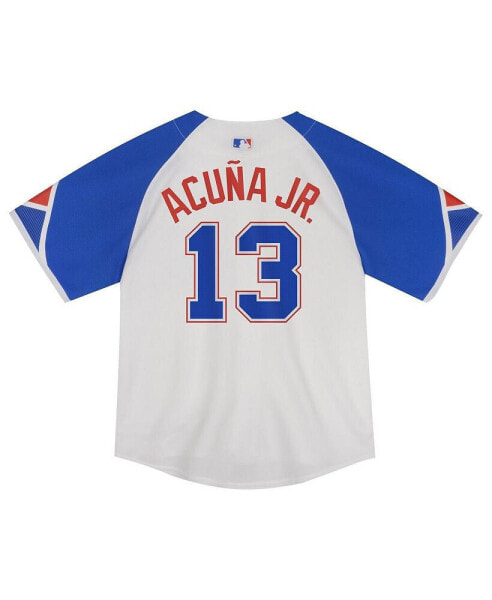 Toddler Ronald Acuna Jr. White Atlanta Braves City Connect Limited Player Jersey