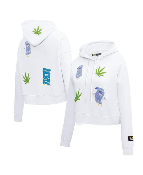 Women's South Park Towlie Don't Forget to Bring a Towel Cropped Pullover Hoodie