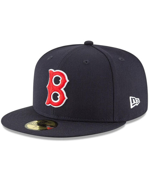 Men's Navy Boston Red Sox Cooperstown Collection Wool 59FIFTY Fitted Hat