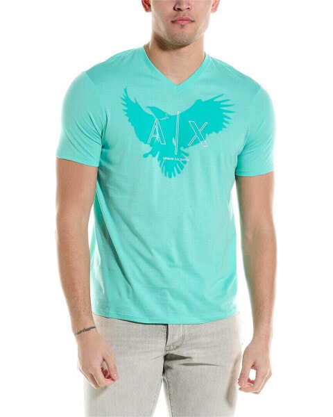 Armani Exchange Graphic Regular Fit T-Shirt Men's Green S